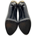 Load image into Gallery viewer, Givenchy Black Leather Platform Pumps with Gold Metal Embellishment