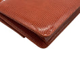 Load image into Gallery viewer, Darby Scott Orange Lizard Necklace Bag