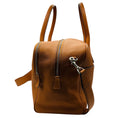 Load image into Gallery viewer, Aviteur Tan / Walnut Cristallo Nubuck Leather Weekend Weekender Bag with Palladium Hardware