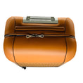 Load image into Gallery viewer, Aviteur Tan / Walnut Calfskin Leather Carry-on 19 Luggage with Blue Neoprene Protective Cover