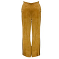 Load image into Gallery viewer, forte_forte Tan Noce La Pelle High Waist Suede Pants