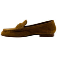 Load image into Gallery viewer, Veronica Beard Hazelwood Brown Suede Penny Loafers