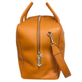 Load image into Gallery viewer, Aviteur Tan / Walnut Large Cristallo Nubuck Leather Weekender / Weekend Bag with Palladium Hardware