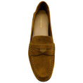 Load image into Gallery viewer, Veronica Beard Hazelwood Brown Suede Penny Loafers