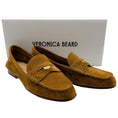 Load image into Gallery viewer, Veronica Beard Hazelwood Brown Suede Penny Loafers