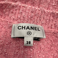 Load image into Gallery viewer, Chanel Pink / White Knit Cardigan Sweater