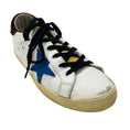 Load image into Gallery viewer, Golden Goose Deluxe Brand White / Blue Leather Low Top Superstar Sneakers