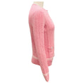 Load image into Gallery viewer, Chanel Pink / White Knit Cardigan Sweater