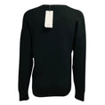 Load image into Gallery viewer, SPRWMN Black / White Heart Design Long Sleeved Cashmere Knit Crewneck Pullover Sweater