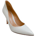 Load image into Gallery viewer, Gianvito Rossi White Leather Ellipsis 85 Pumps