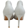 Load image into Gallery viewer, Gianvito Rossi White Leather Ellipsis 85 Pumps