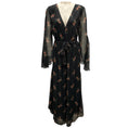Load image into Gallery viewer, Zimmermann Black Multi Floral Chiffon Jumpsuit with Belt