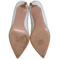 Load image into Gallery viewer, Gianvito Rossi White Leather Ellipsis 85 Pumps