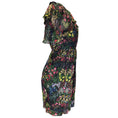 Load image into Gallery viewer, Giambattista Valli Black Multi Floral Printed Chiffon Dress
