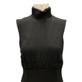 Load image into Gallery viewer, Emilia Wickstead Black Textured Pique Sleeveless Jumpsuit