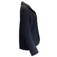 Load image into Gallery viewer, Gauchere Black Cut-Out Back Wool Blazer
