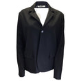 Load image into Gallery viewer, Gauchere Black Cut-Out Back Wool Blazer