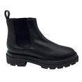 Load image into Gallery viewer, Santoni Black Leather Pull On Chelsea Boots