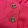 Load image into Gallery viewer, Chanel Fuchsia 2021 Ruffled Silk Chiffon Cocktail Dress