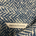 Load image into Gallery viewer, Arts & Science Blue / White Double Breasted Wool Tweed Coat
