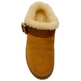 Load image into Gallery viewer, Chloe Pottery Brown Suede Shearling Lined Nama Platform Clogs