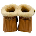 Load image into Gallery viewer, Chloe Pottery Brown Suede Shearling Lined Nama Platform Clogs