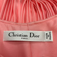Load image into Gallery viewer, Christian Dior Pink Sleeveless Full Zip Pleated Silk Cocktail Dress
