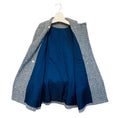 Load image into Gallery viewer, Arts & Science Blue / White Double Breasted Wool Tweed Coat