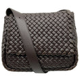Load image into Gallery viewer, Bottega Veneta Brown Nappa Intreccicio Padded Cobble Shoulder Bag