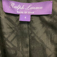 Load image into Gallery viewer, Ralph Lauren Collection Black Crystal Embellished Striped Wool Blazer