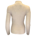 Load image into Gallery viewer, Hermes Tan Long Sleeved Mock Neck Ribbed Knit Cashmere Sweater
