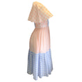 Load image into Gallery viewer, Prabal Gurung Pink / Blue Short Sleeved Gingham Midi Dress