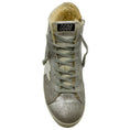 Load image into Gallery viewer, Golden Goose Deluxe Brand Grey Shimmer Suede Francy High Top Sneakers
