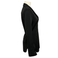 Load image into Gallery viewer, Alexander Wang Black Three Button Scuba Nylon Stretch Jacket