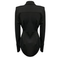 Load image into Gallery viewer, Alexander Wang Black Three Button Scuba Nylon Stretch Jacket