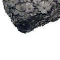 Load image into Gallery viewer, Chanel Black Camellia Flower Applique Leather and Crystal Handbag