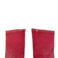 Load image into Gallery viewer, Gucci Vintage Red / Gold GG Logo Leather Gloves
