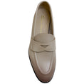 Load image into Gallery viewer, Santoni Ombre Beige Leather Famed Loafers