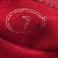 Load image into Gallery viewer, Gucci Vintage Red / Gold GG Logo Leather Gloves