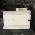 Load image into Gallery viewer, forte_forte Black Quilted Satin Matelasse Jacket