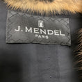 Load image into Gallery viewer, J. Mendel Black Long Silk Vest with Sable Fur Trim