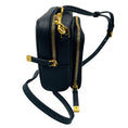 Load image into Gallery viewer, Christian Dior Black Calfskin Leather Caro Double Pouch Shoulder Bag