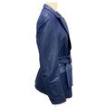 Load image into Gallery viewer, Rachel Comey Blue Sparkle Blazer with Attached Wide Belt