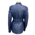 Load image into Gallery viewer, Rachel Comey Blue Sparkle Blazer with Attached Wide Belt