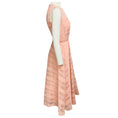 Load image into Gallery viewer, Akris Light Blush Pink Cotton Organza Fit and Flare Midi Dress with Belt
