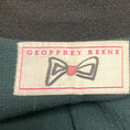 Load image into Gallery viewer, Geoffrey Beene Vintage Dark Green / Black Zip Front Wool Gauze Jacket with Belt
