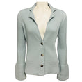 Load image into Gallery viewer, Amina Rubinacci Light Blue Wool Knit Button down Cardigan Sweater