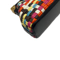 Load image into Gallery viewer, Louis Vuitton Multicolor Calfskin Trim Woven Coated Textile Monogram LV Cafe Clutch Handbag