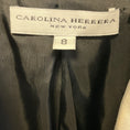 Load image into Gallery viewer, Carolina Herrera Black Wool and Silk Blazer with Silver Trim
