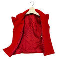 Load image into Gallery viewer, Donna Karan Essentials Vintage Red Double Breasted Angora and Wool Blazer